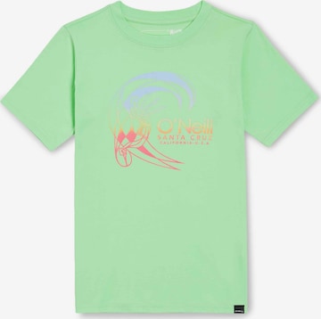 Tricou 'Circle Surfer' de la O'NEILL pe verde: față