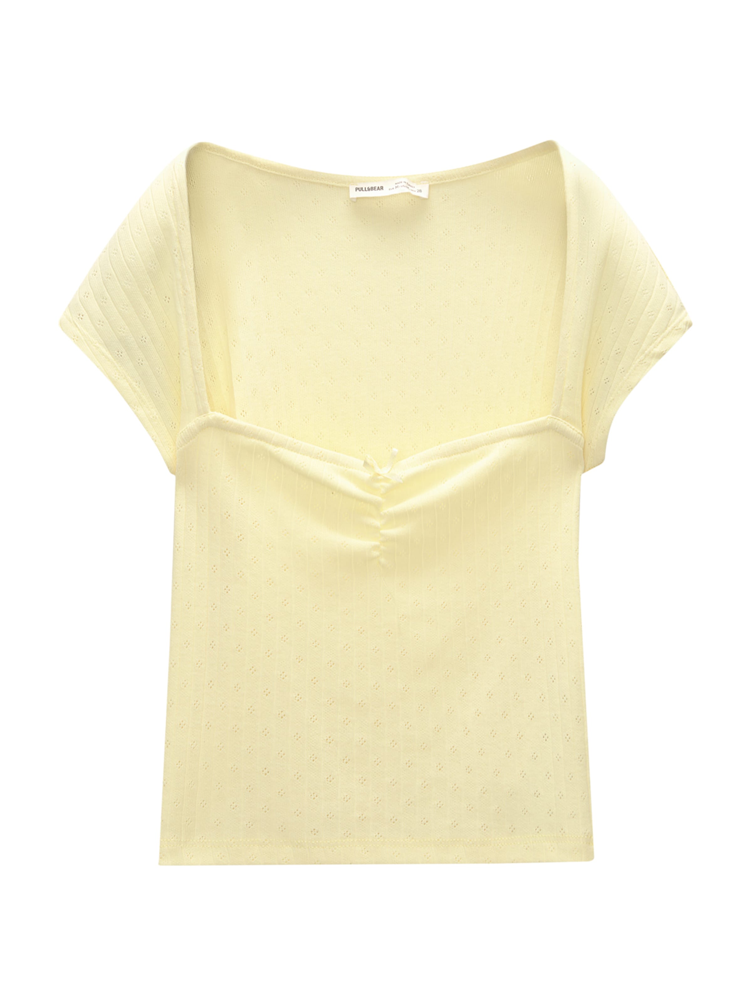 Pull&Bear Paita värissä keltainen: etupuoli