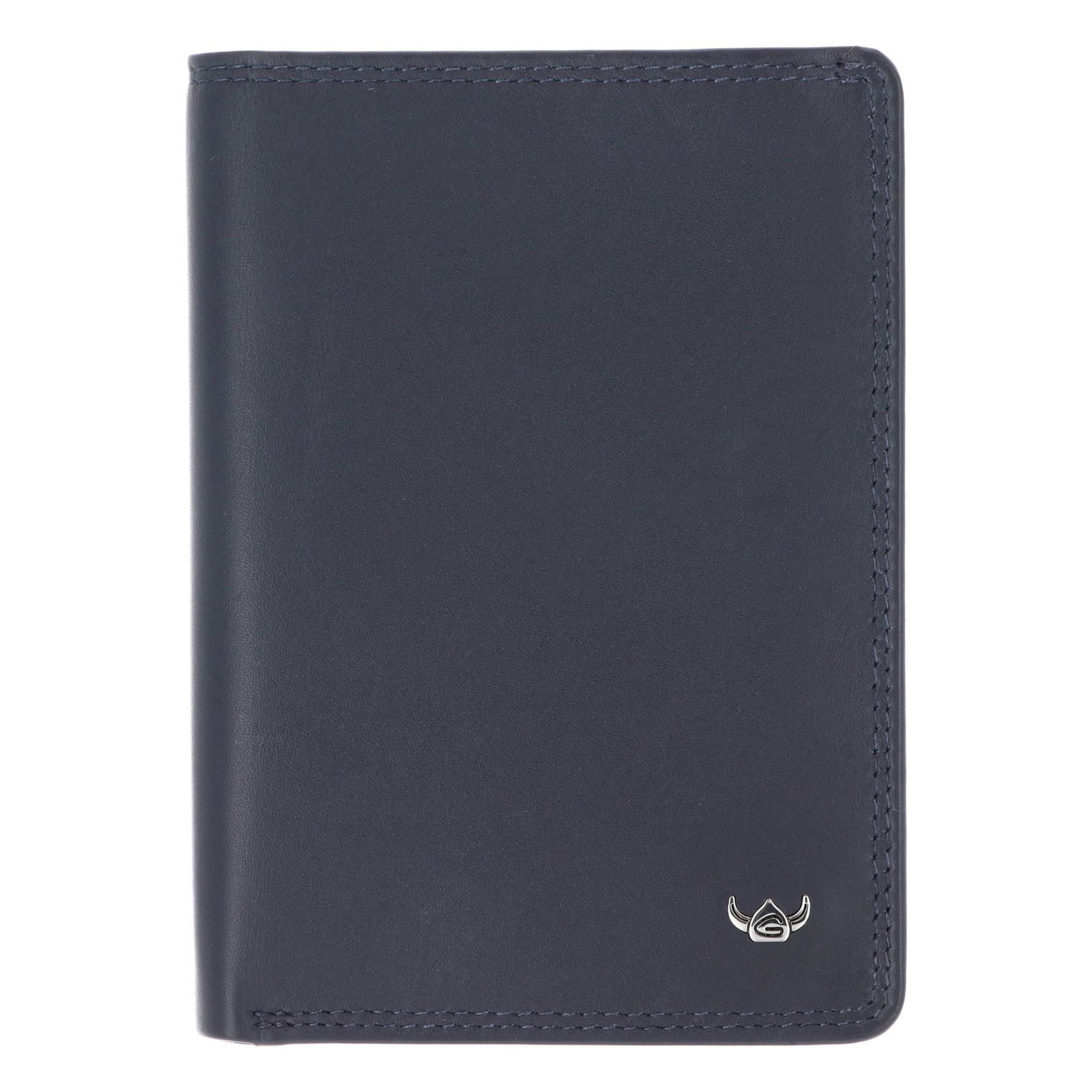 Astuccio 'Polo' di GOLDEN HEAD in blu: frontale