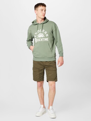 Hailys MenSweater majica 'Nolan' - zelena boja