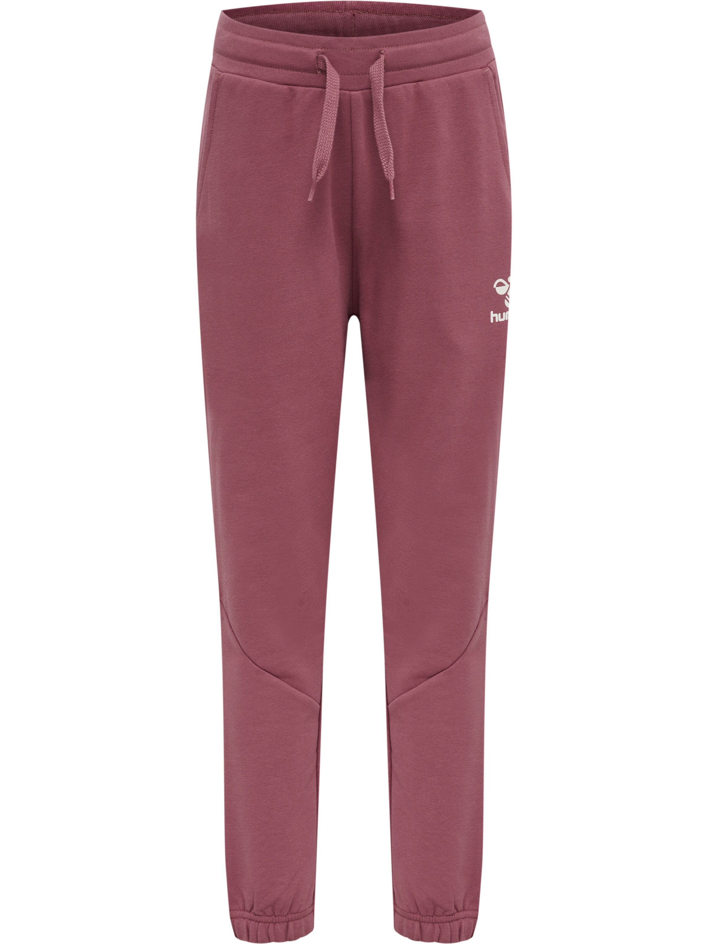 Hummel Tapered Sporthose in Pink: Vorderseite