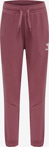 Hummel Tapered Pants in Pink: front