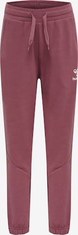 Effilé Pantalon Hummel en rose : devant