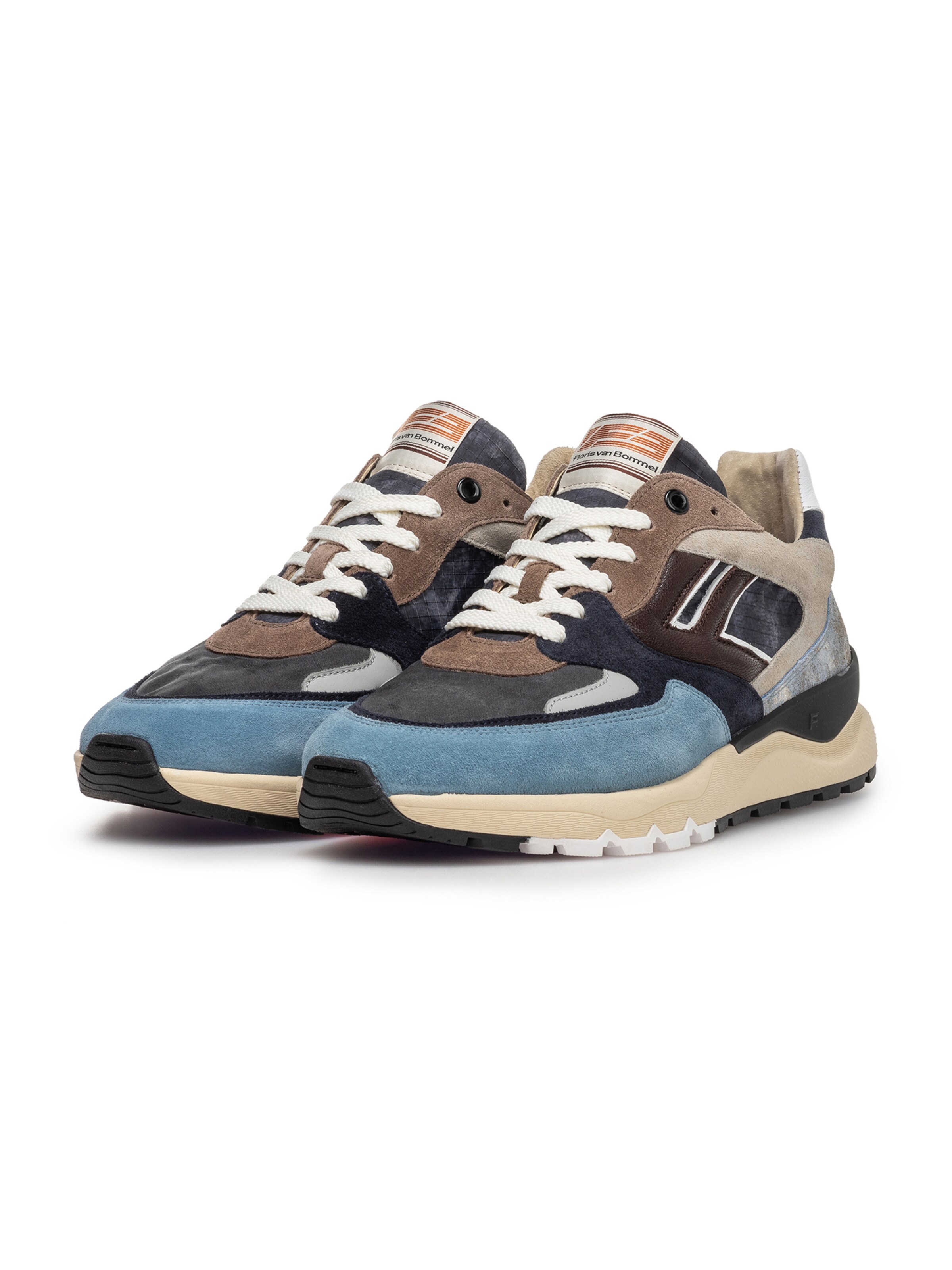 Floris van Bommel Sneaker 'De Treener 01.01' in Braun