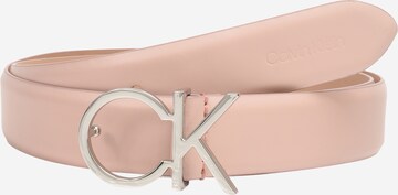 Calvin Klein Opasek – pink: přední strana