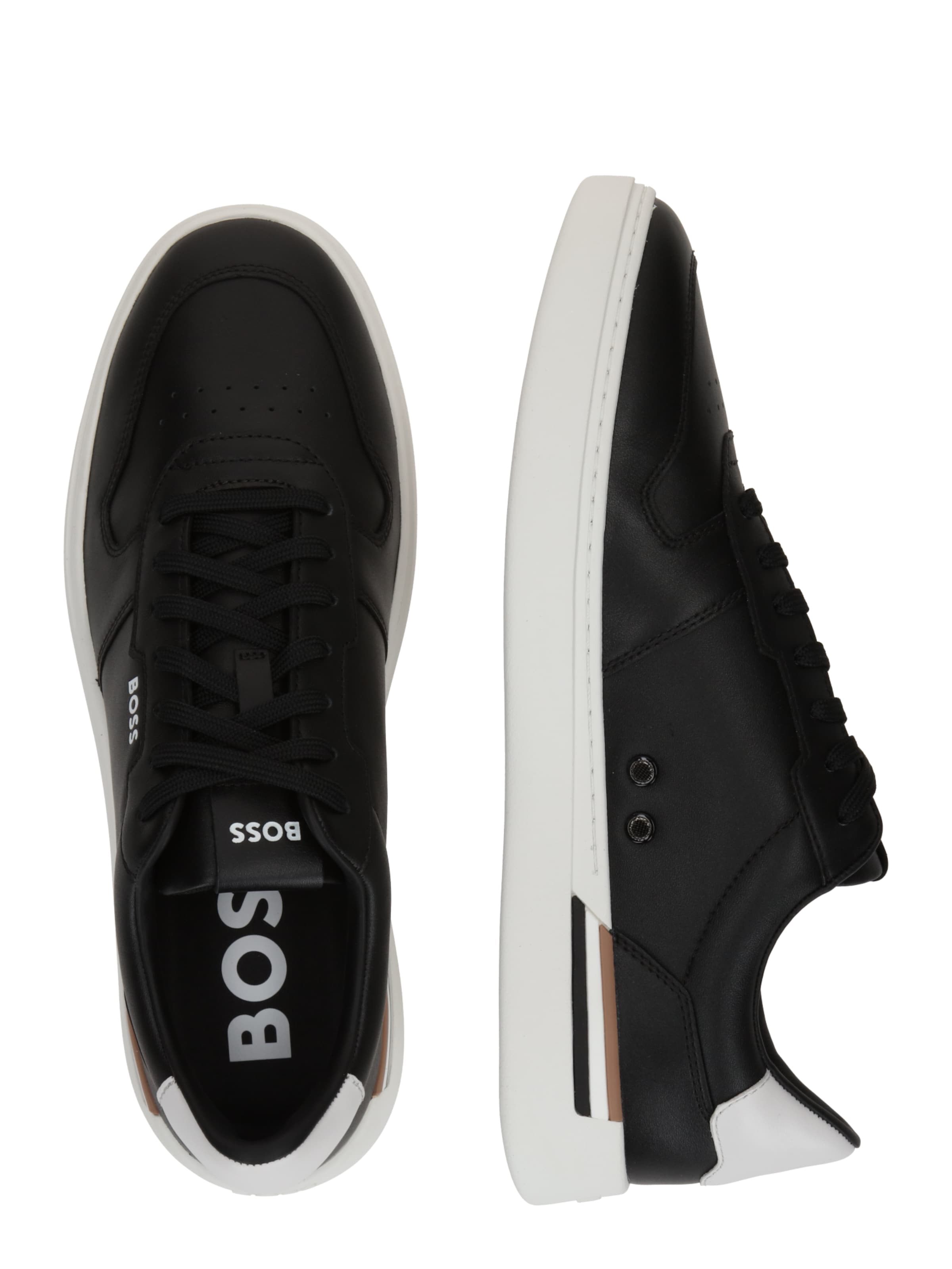 BOSS Platform trainers 'Clint' in Black