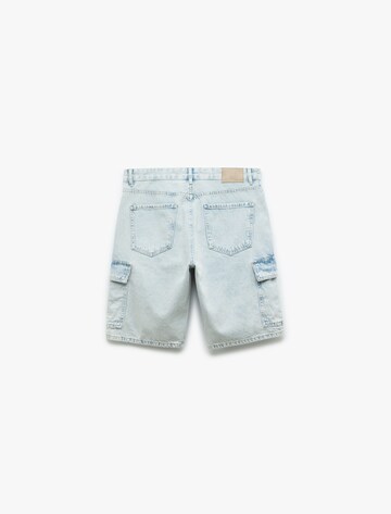 Koton Loosefit Cargojeans in Blauw