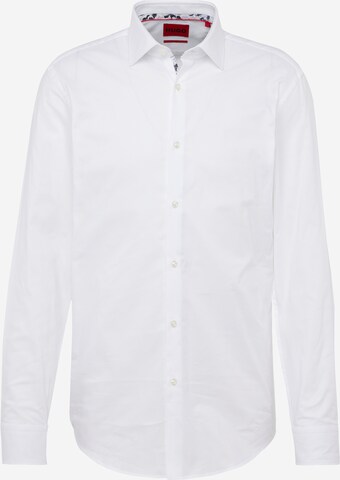 HUGO - Ajuste regular Camisa 'Koey' en blanco: frente