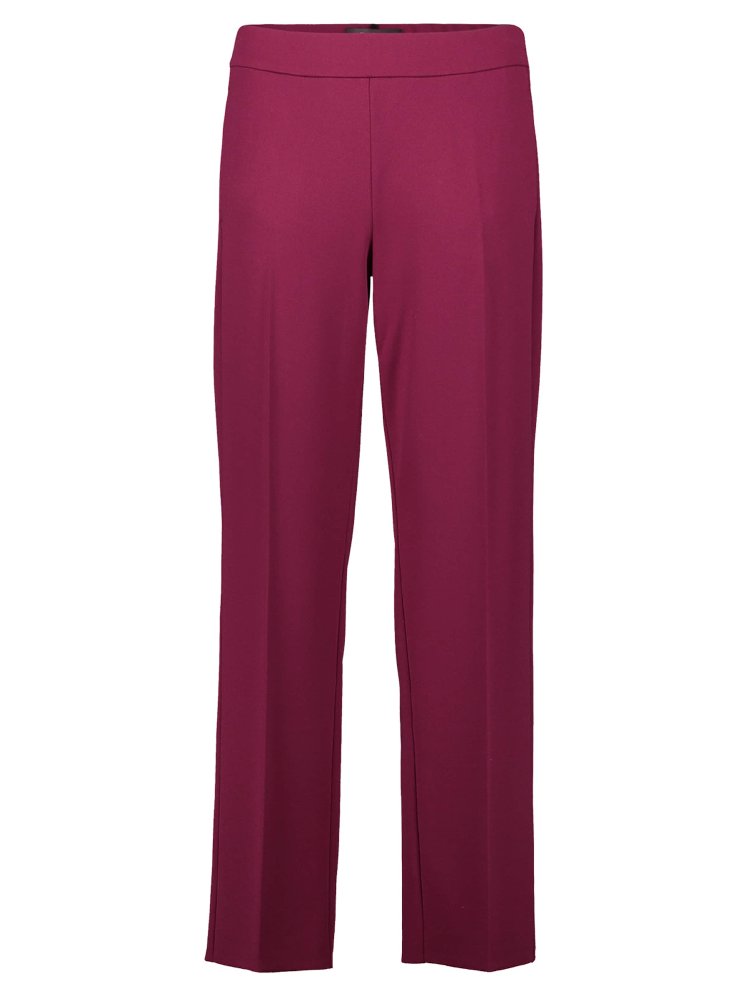 Vera Mont Wide leg Pleated Pants in Purple: front