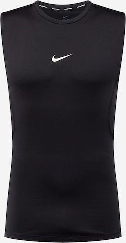 NIKE Sporttop in Schwarz: Vorderseite