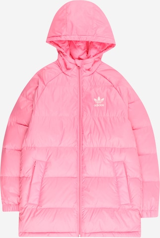 ADIDAS ORIGINALSPrijelazna jakna 'Adicolor' - roza boja: prednji dio