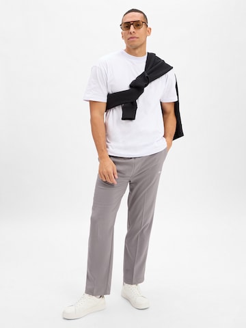 Regular Pantalon à plis 'Darren' Pegador en gris