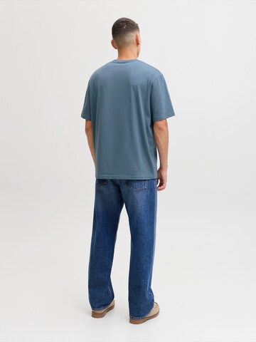 T-Shirt 'JJEDenver' JACK & JONES en bleu