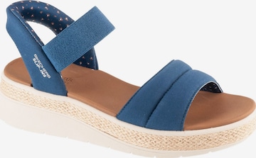 SKECHERS Sandals 'Skechers Slip-Ins: BOBS Sun Ray' in Blue: front