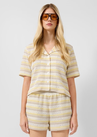 Cardigan QS en beige : devant