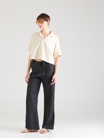 ESPRIT Wide leg Pants in Black