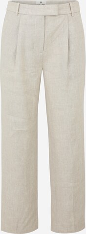 Banana Republic Petite Loosefit Veckad byxa i beige: framsida