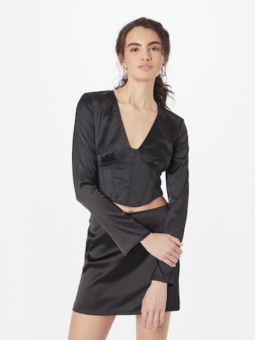 Camicia da donna di Tally Weijl in nero: frontale