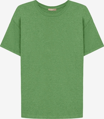12storeez Oversized shirt in Groen: voorkant