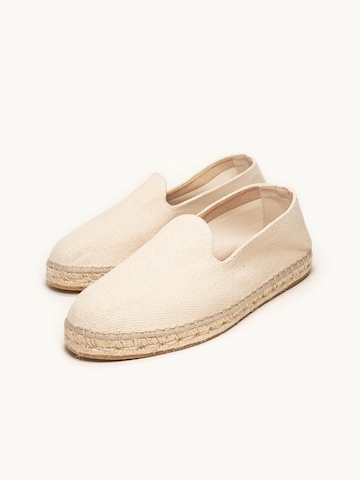 Alhamas Espadrilles 'Alpargata Plana' in Beige