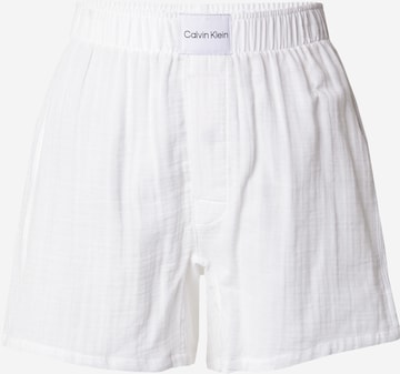 Calvin Klein Underwear Pyjamabroek 'Pure' in Wit: voorkant