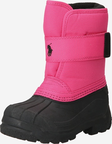 Polo Ralph Lauren Snow Boots 'EVERLEE' in Pink: front