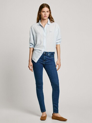 Skinny Jean 'New Brooke' Pepe Jeans en bleu