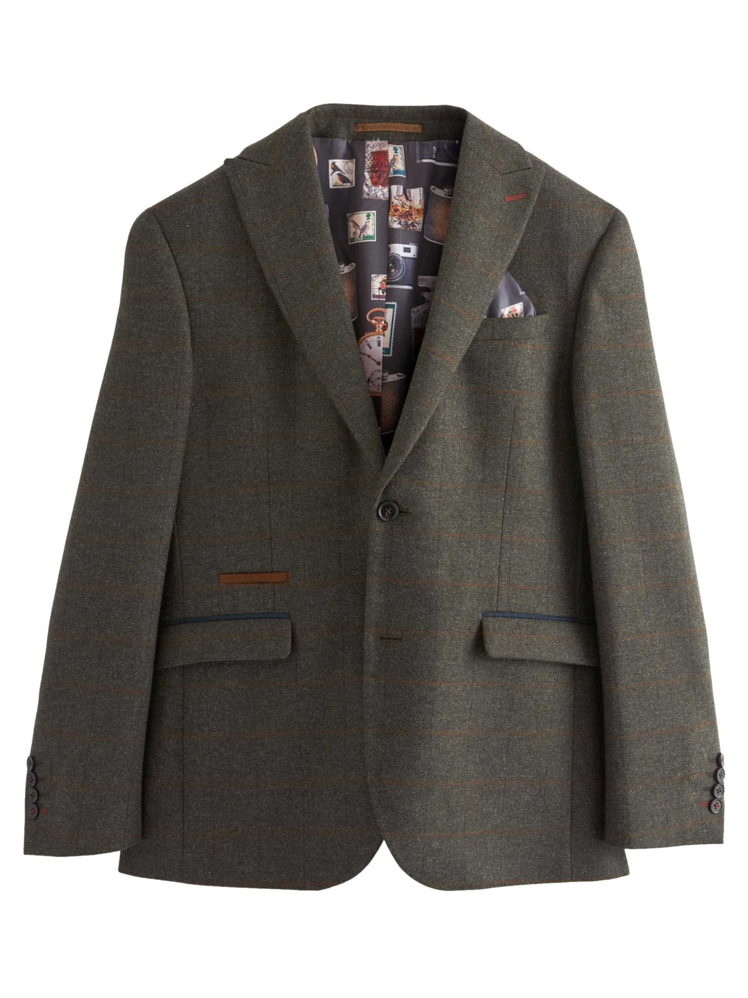 Next Regular Fit Pikkutakki värissä vihreä: etupuoli