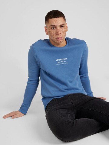 AÉROPOSTALE Sweatshirt in Blau