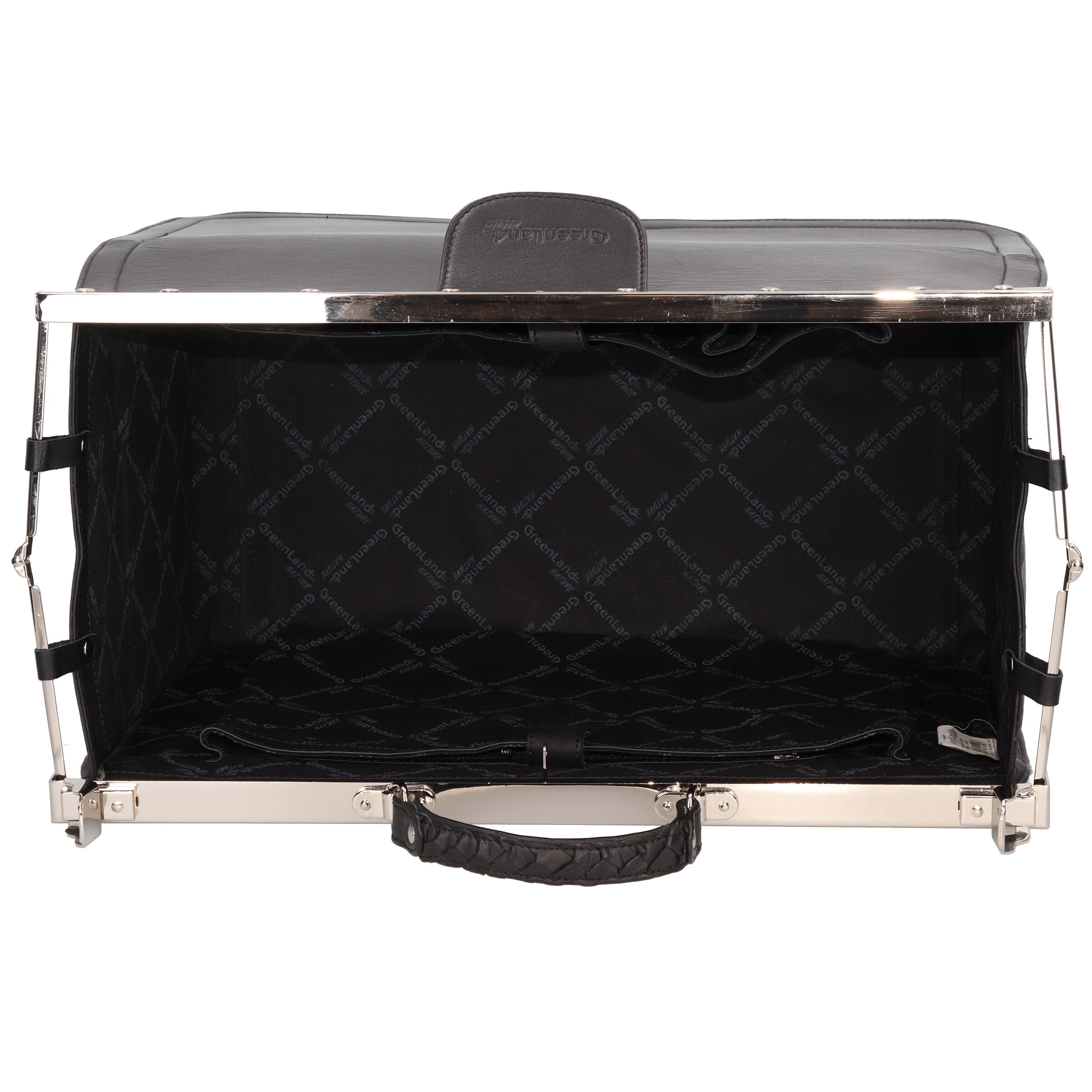 Mallette 'Black Nappa' Greenland Nature en noir