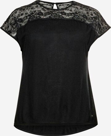 SHEEGO Blouse in Black: front