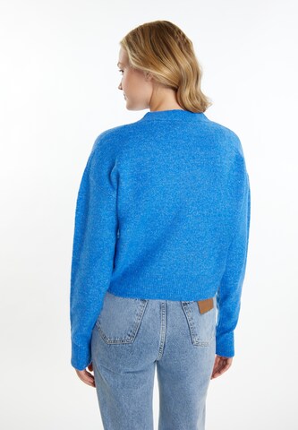 MYMO Knit Cardigan in Blue