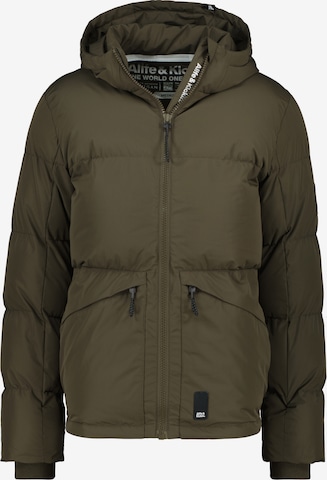 Alife and Kickin Winter Jacket 'Jordi' in Green: front