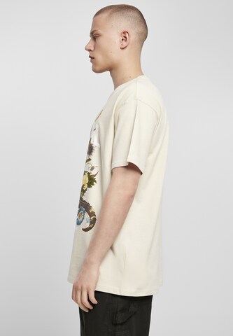 Mister Tee Shirt 'Tropical' in Beige