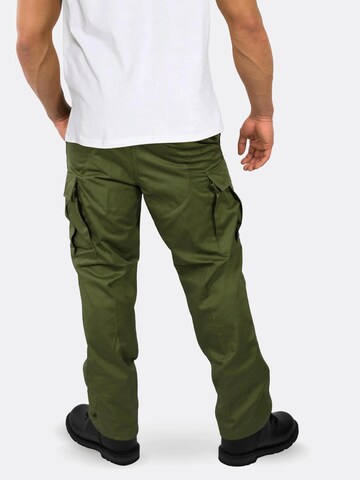 Regular Pantalon outdoor 'Trooper' normani en vert