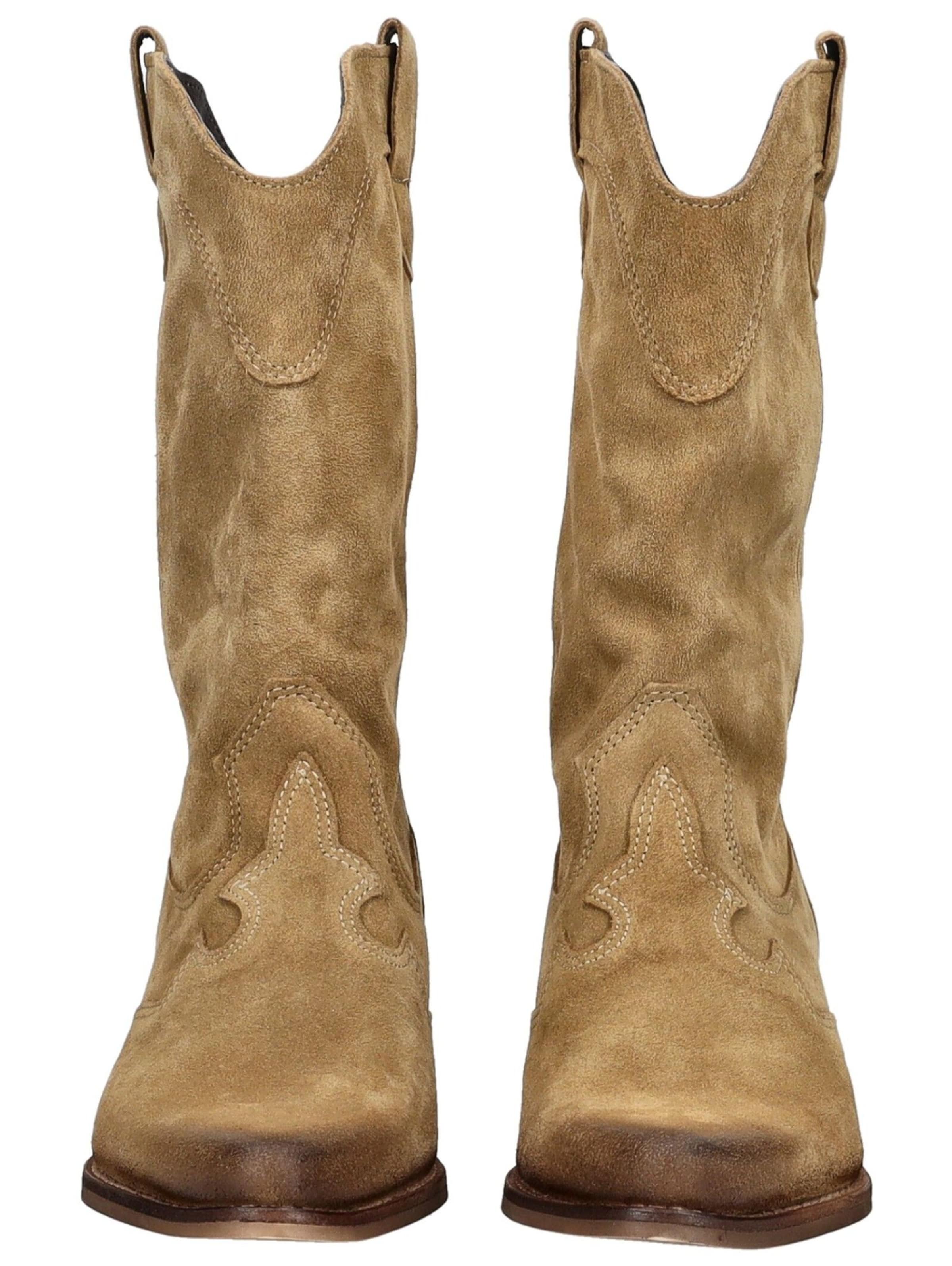FELMINI Cowboylaarzen in Beige