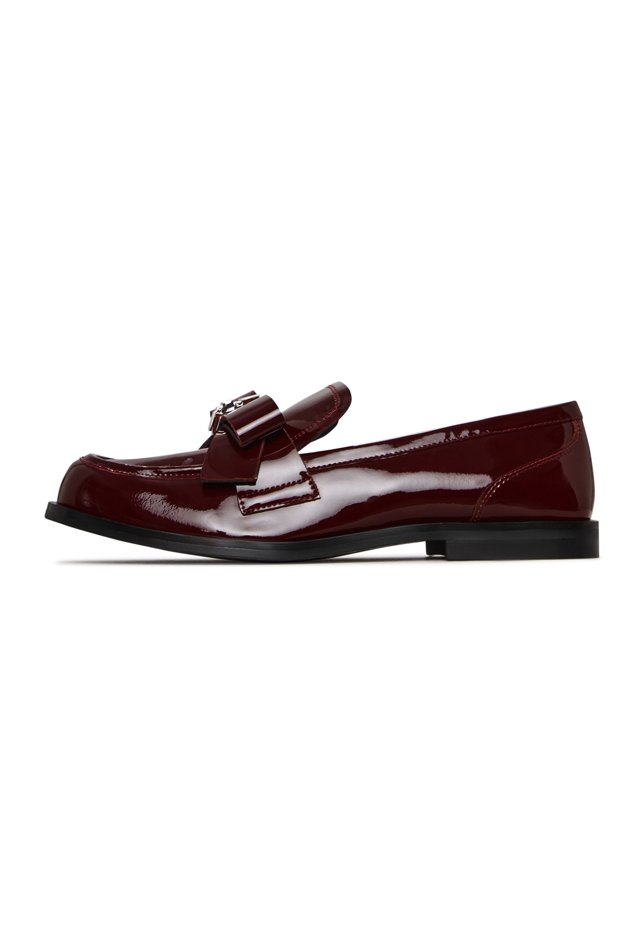CESARE GASPARI Slip-ons in Red: front