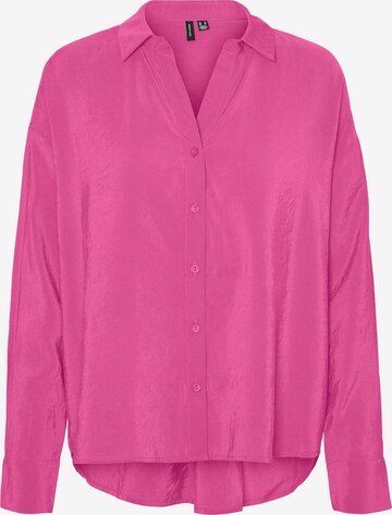 VERO MODA Blouse 'Quenny' in Roze: voorkant