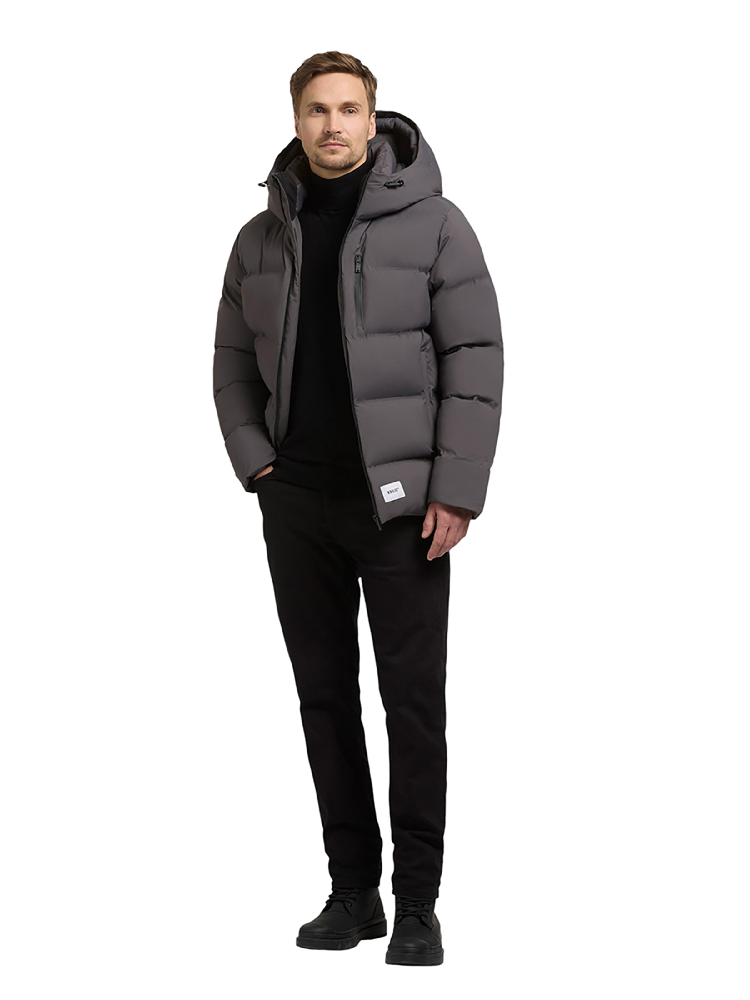 khujo Zimní bunda 'Silas3' – šedá