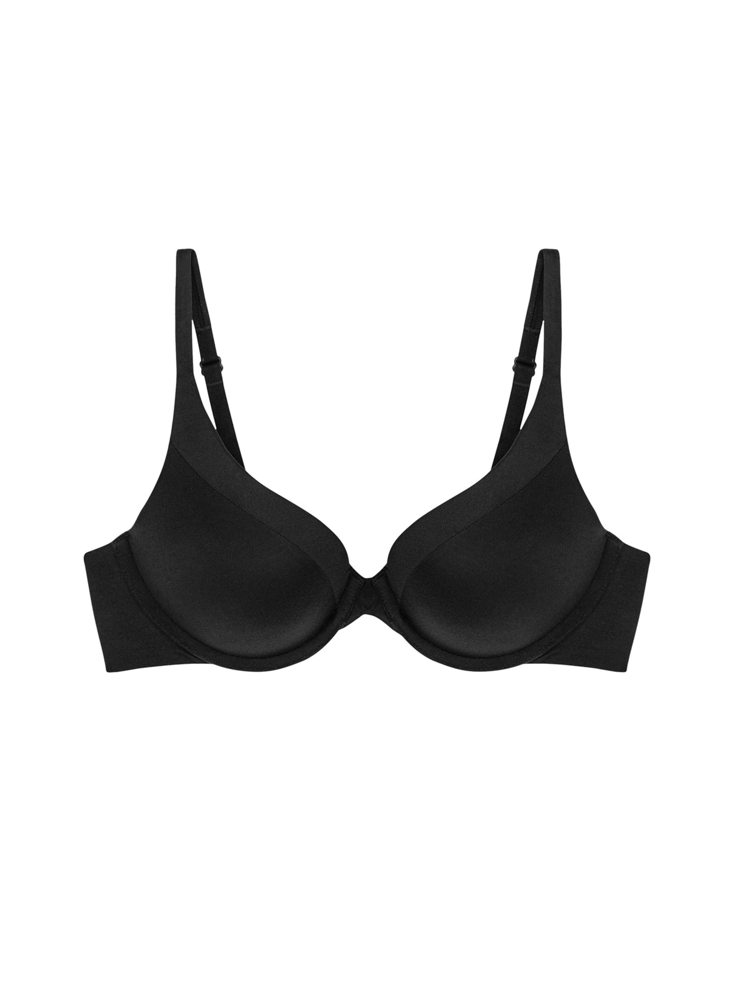 TRIUMPH T-shirt Bra ' Body Make-up Soft Touch ' in Black: front