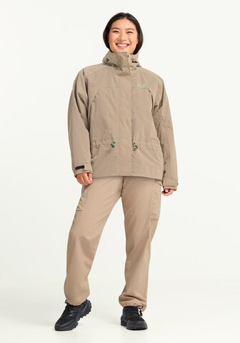 JACK WOLFSKIN Outdoor Jacket in Beige