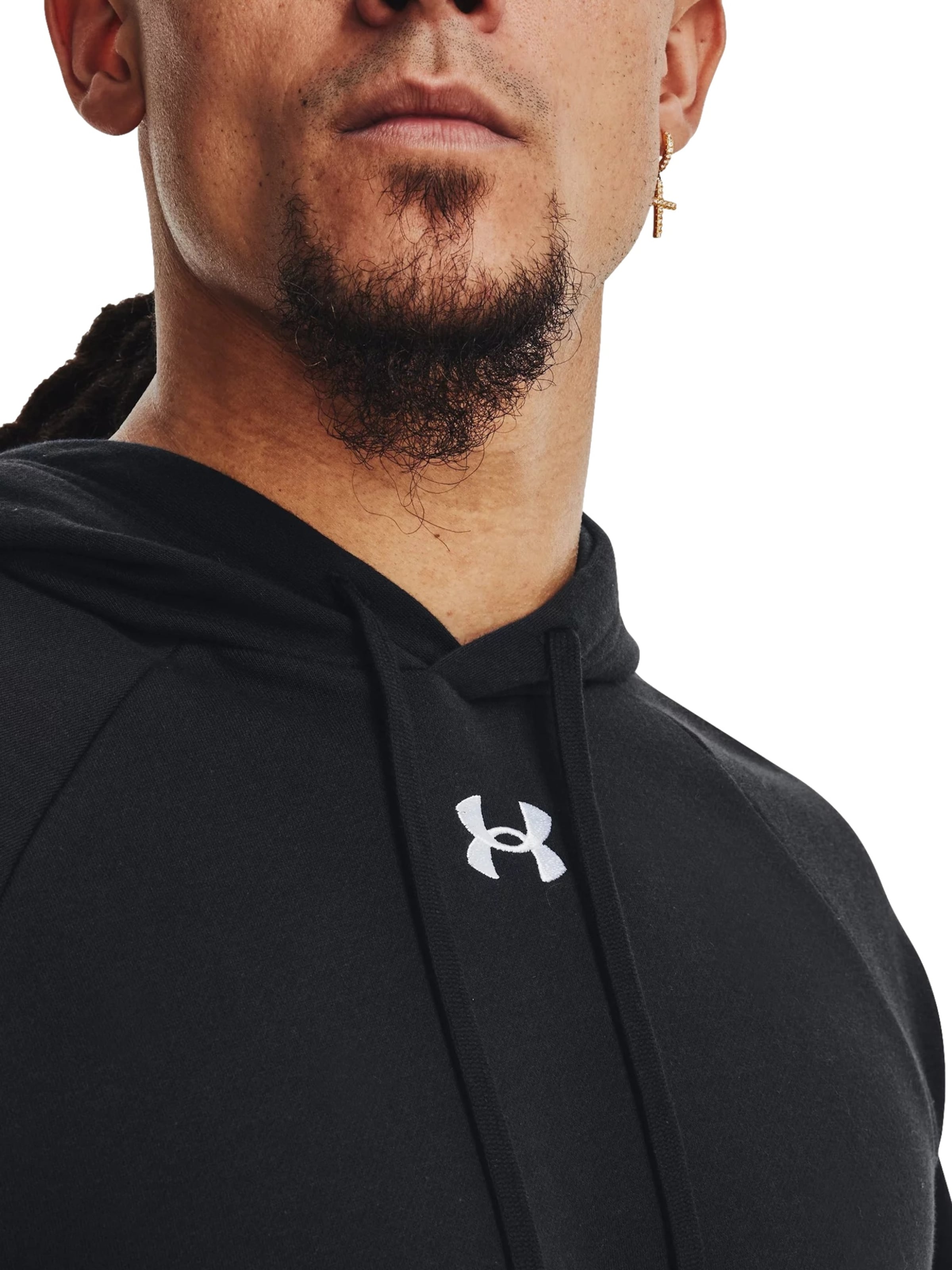Pull-over 'Rival' UNDER ARMOUR en noir
