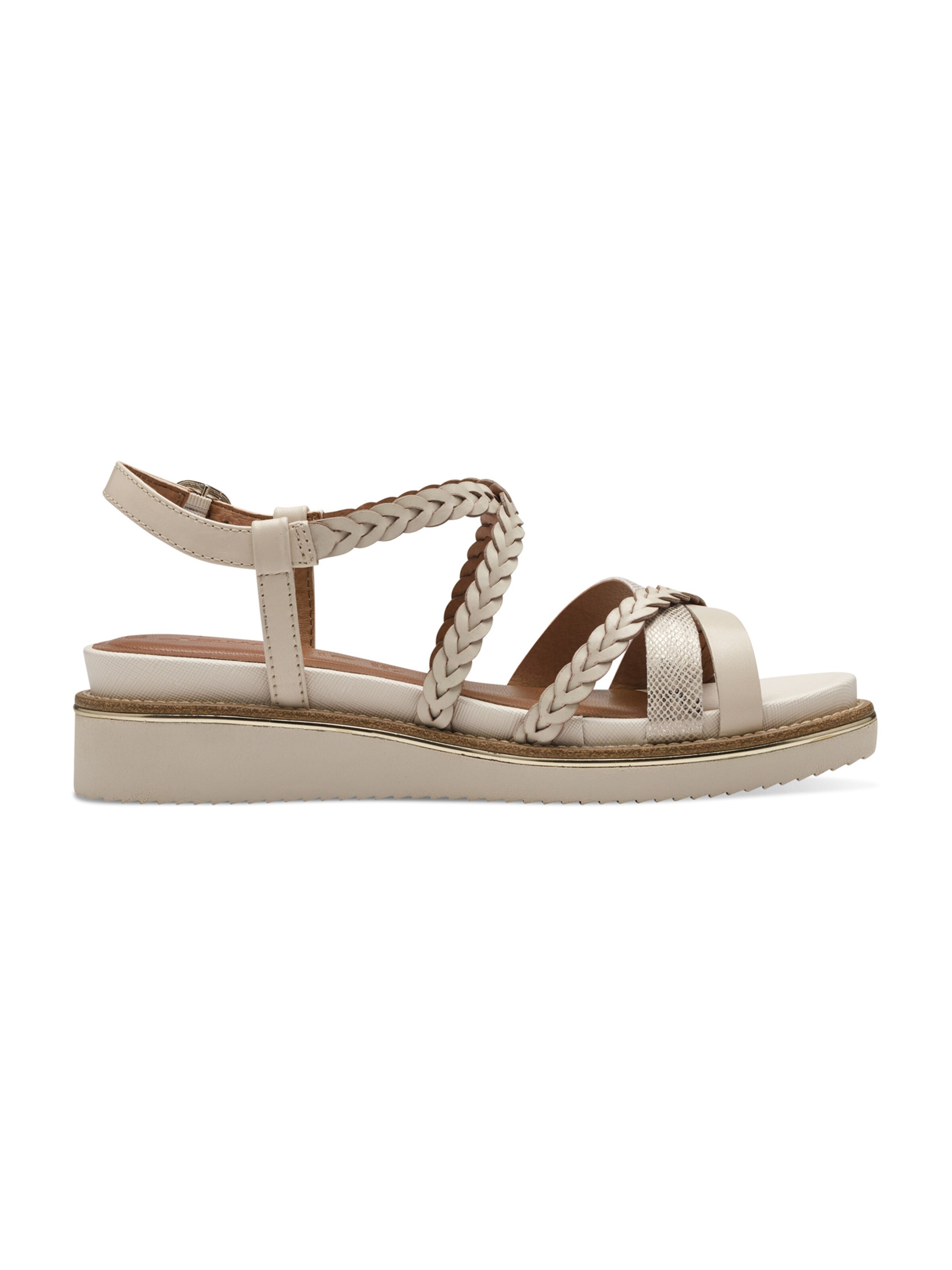 Tamaris Sandalen met riem in Beige