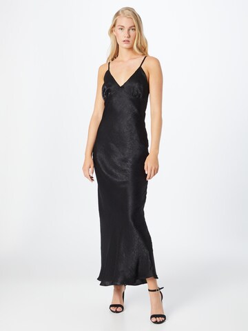 Robe de soirée Nasty Gal en noir : devant