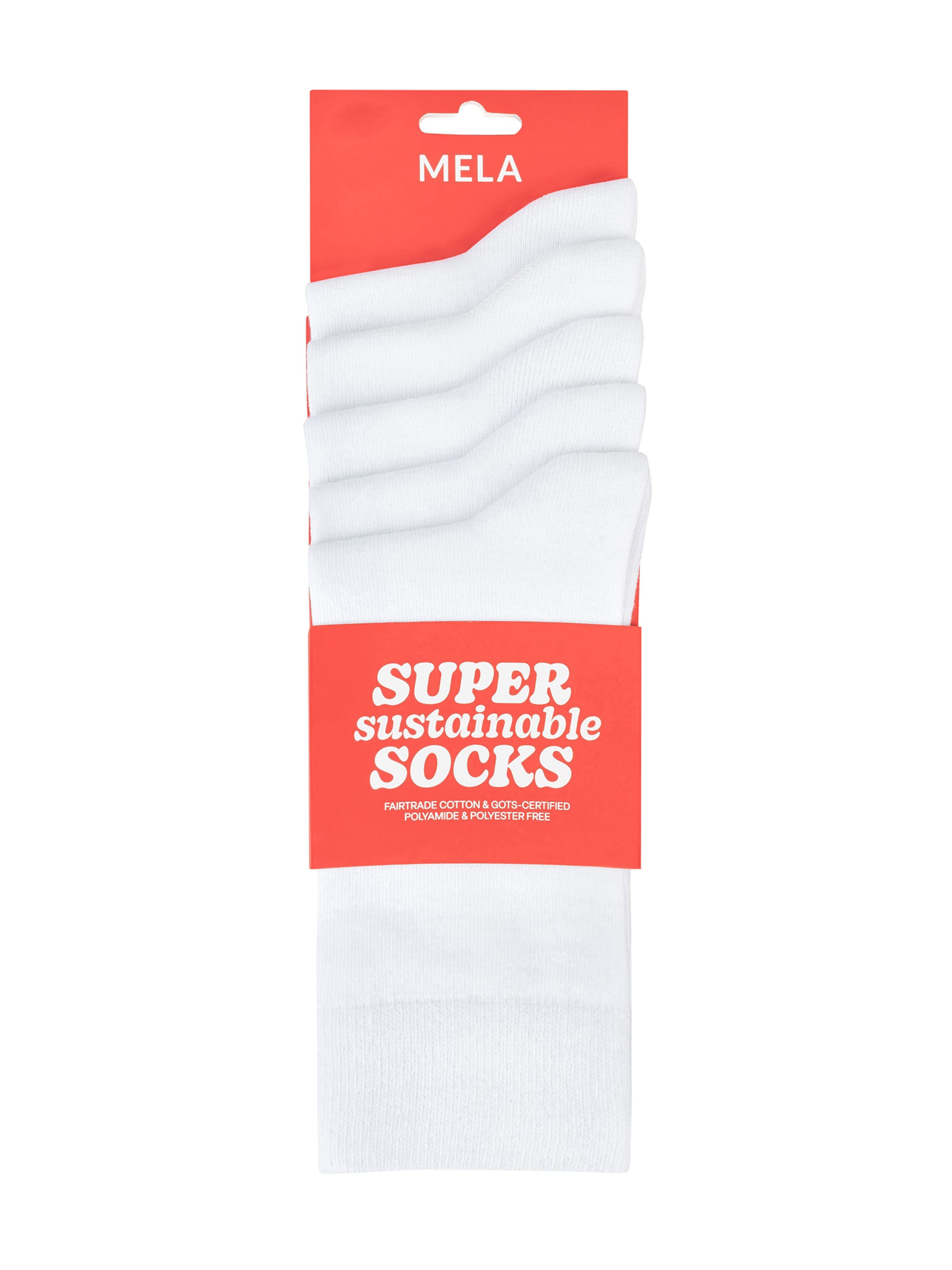 MELA Sokid, värv valge