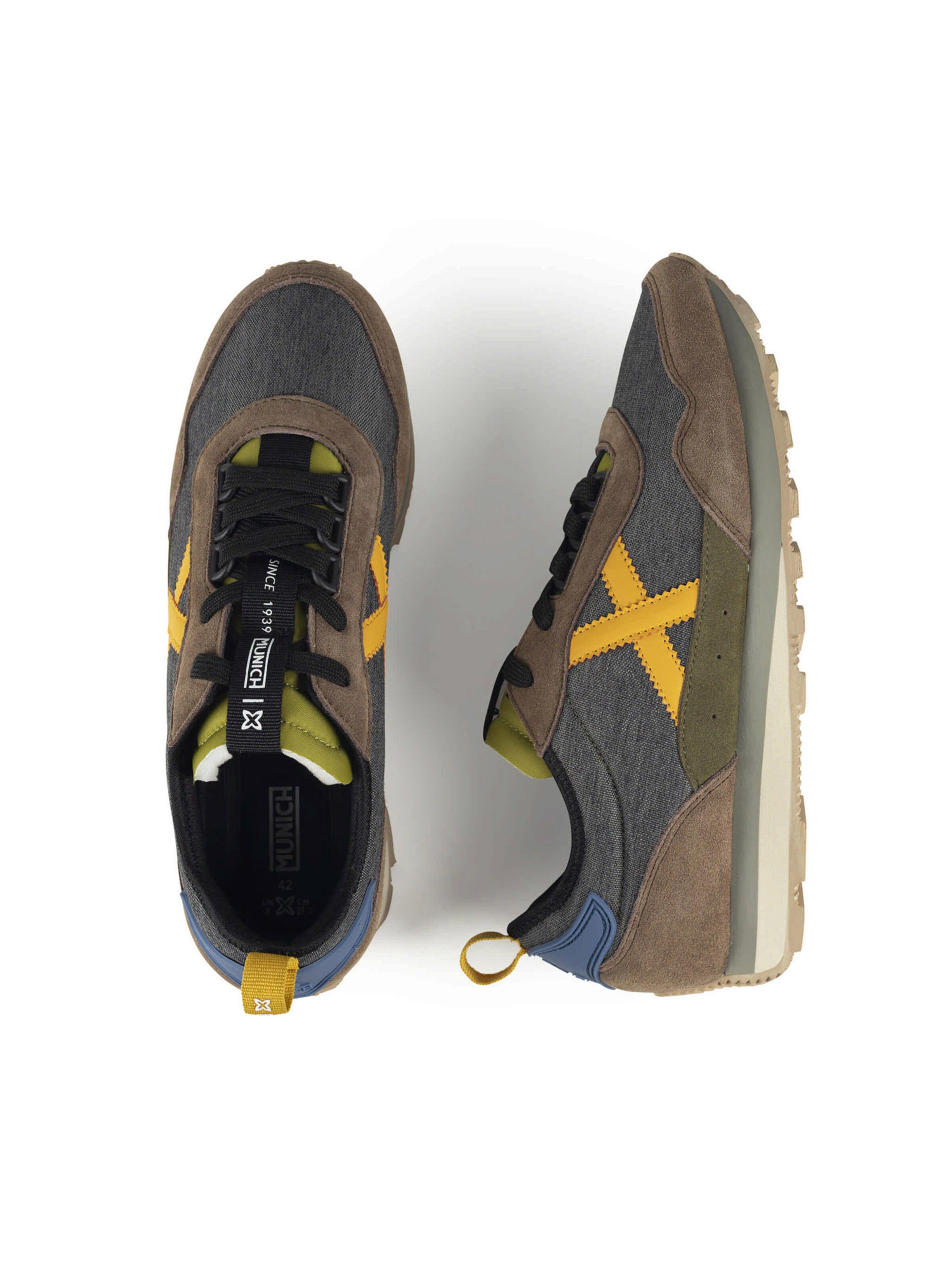 MUNICH Platform trainers 'Um' in Brown