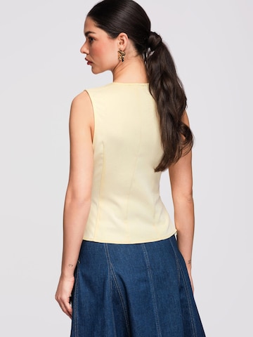Ombre Blouse in Geel