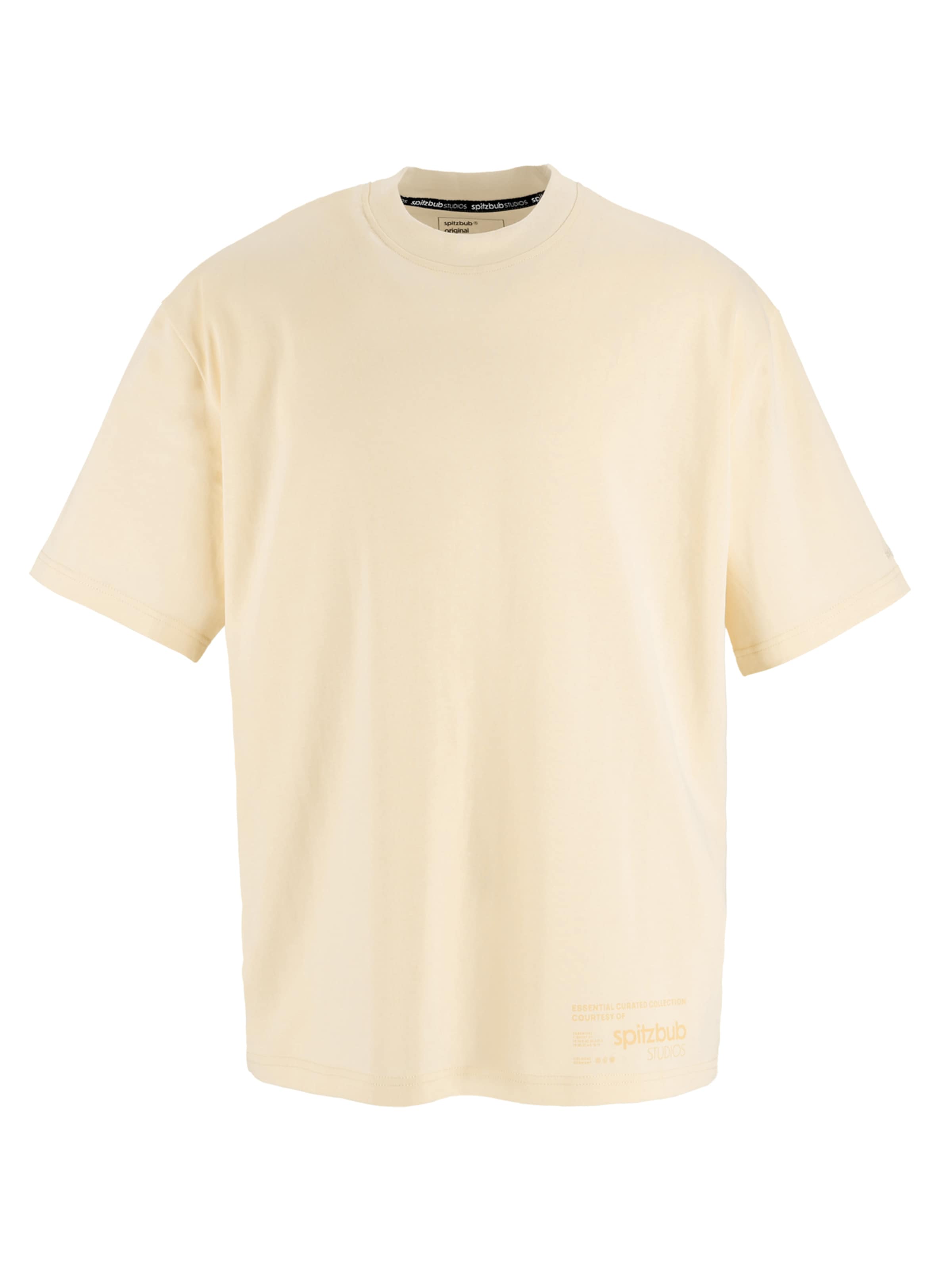 SPITZBUB T-Shirt 'Essentials' in Beige: Vorderseite