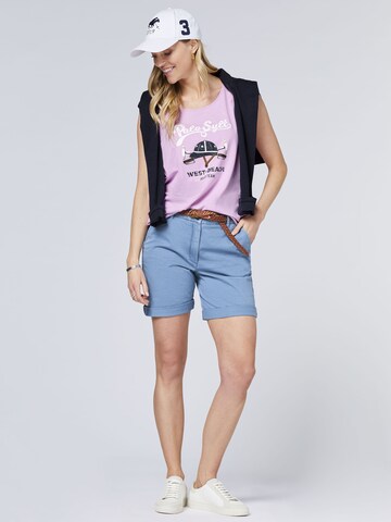 Polo Sylt Top in Lila