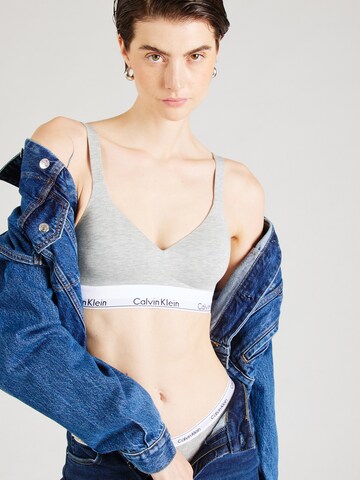 Bustino Reggiseno di Calvin Klein Underwear in grigio: frontale